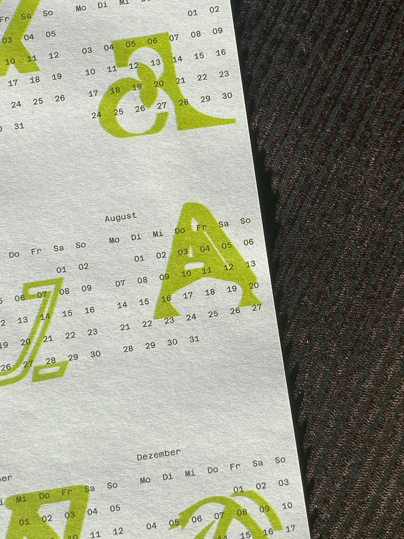 Annual Calendar